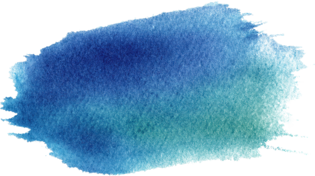 Elegant green watercolor ink stain creates a serene and calming visual effect