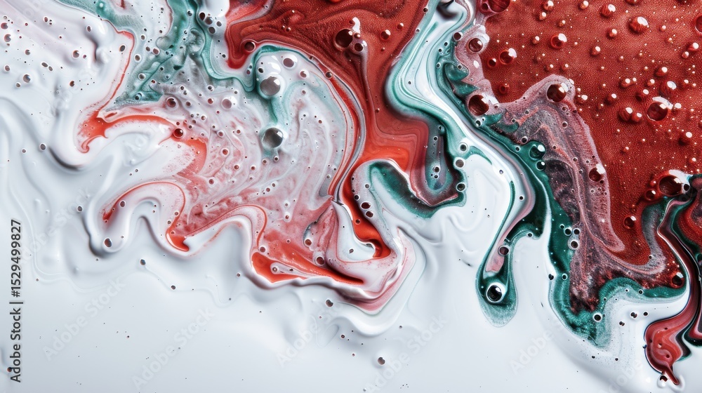 Aufkleber a mesmerizing abstract artwork filled with vibrant colors and fluid forms, evoking feelings of creat