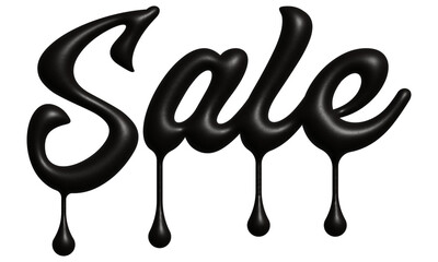 3D Inflated Drip Sale Text Effect in Adobe Illustrator for Bold Promotions new 2025 trendy unique