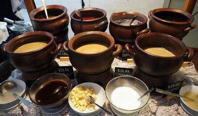 Authentic Javanese flavors! Traditional food served in rustic earthenware, embodying cultural richness.