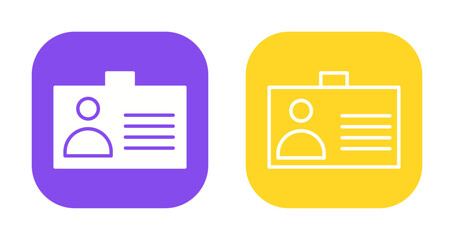 ID Card Icon Design