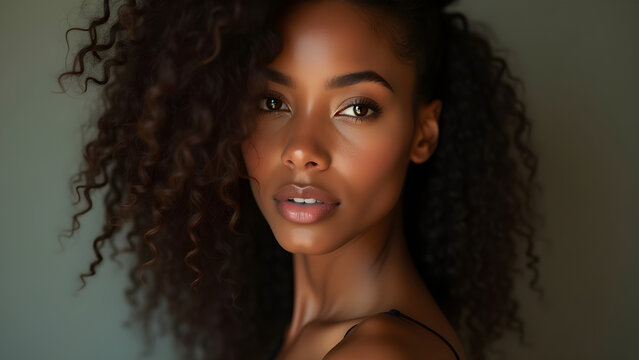 A Portrait Of Breathtakingly Gorgeous, Exotic, Beautiful Woman.
