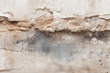 Obraz premium Distressed Wall Texture, Beige and Gray
