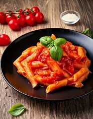 Delicious Penne Pasta with Homemade Tomato Sauce Recipe