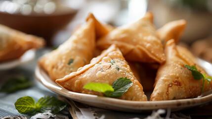Enjoying Potato Samosa: A Popular Indian Snack Loved by Many