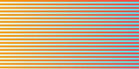 Colorful wavy stripes in orange, cyan, and yellow tones, with a retro abstract touch, capturing energy and rhythm, suitable for wallpaper or product wrapping.