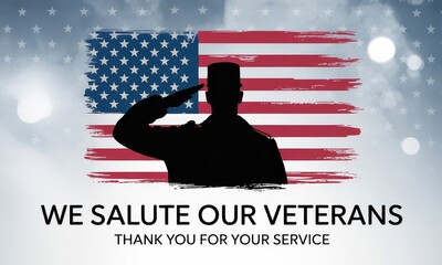 American flag salute soldier silhouette patriotism graphics