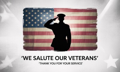 Silhouette soldier saluting american flag patriotism military veteran remembrance