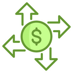 Currency Fluctuation Icon