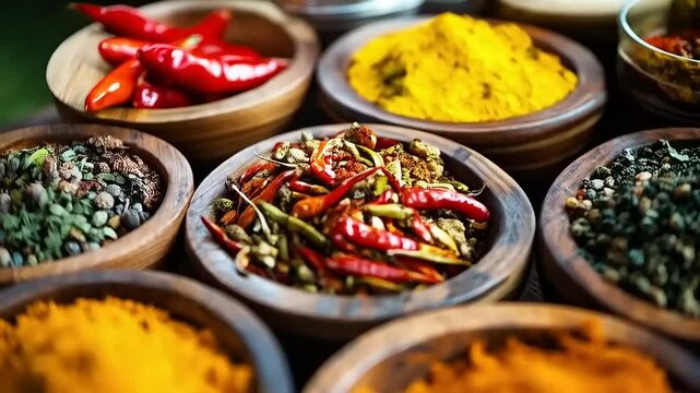 Vibrant Spices Collection: A Culinary Delight