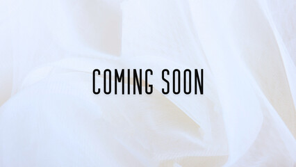 Minimalist Coming Soon Design.
