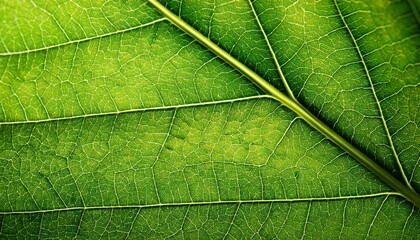 Obraz premium green leaf texture in detail