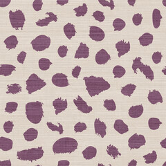 Seamless Painterly Abstract Spots on Textured Pattern

