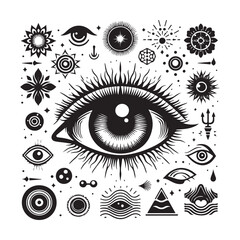 abstract eye vector illustration