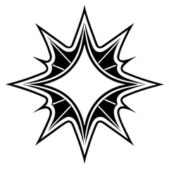 Radiant Red Line Art Vector Graphic 