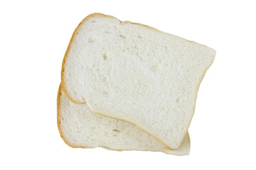 Bread slices on a transparent background