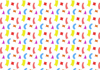 Colorful Abstract Geometric Seamless Pattern Background
