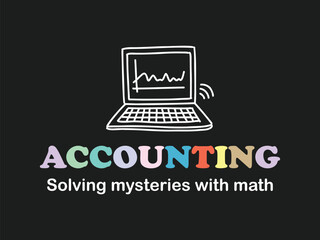 Accounting solving mysteries with math t shirt t shirt funny accounting humor tee