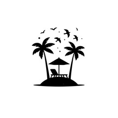 palm tree silhouette