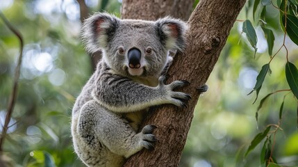 Naklejka premium Koala hospital sign in Port Macquarie nature reserve