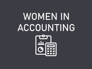 Women in accounting empowering t shirt for female finance professionals