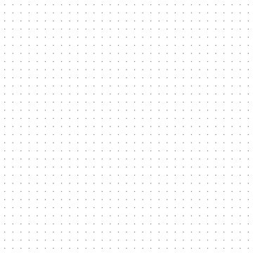 Dotted squared grid graph paper template for notebooks. Simple dotted background. Bullet journal pattern texture. Design printable graphic sheet.