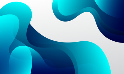 Abstract blue background with waves. Eps10 vector