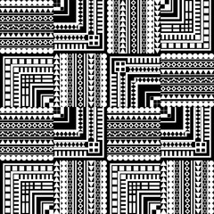 Abstract ethnic geometric pattern design for background or Wallpaper.