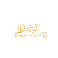 handdrawn vintage flourishes