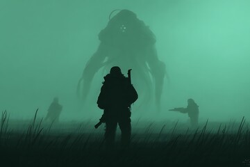 Encounter in the Foggy Field