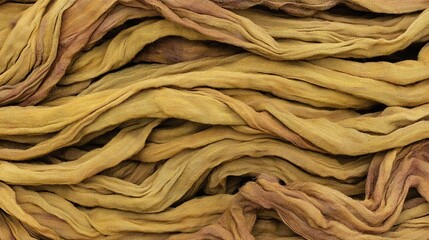 Yellow fabric texture, draped, studio, background blur, textile design