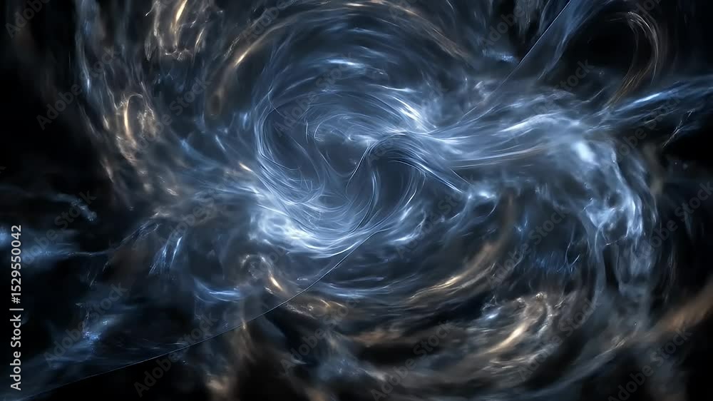 Poster abstract swirling blue light background with dynamic textures energy waves and fractal patterns for 
