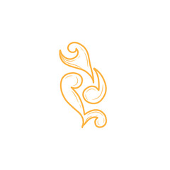 handdrawn vintage flourishes