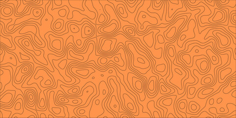 Dreamlike geography expressed through curved contours

