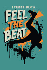 Street Flow Breakdance: Feel the Beat of Urban Graffiti Vibes