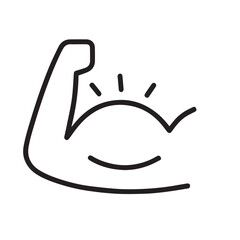  Flexed Bicep Arm Muscle Icon