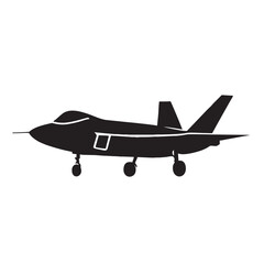 silhouette image of a fighter jet with a transparent background