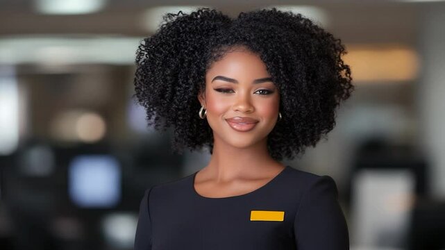 Portrait of a Confident Black Businesswoman