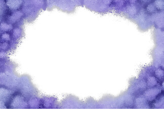 PNG Abstract purple and black watercolor frame with textured edges