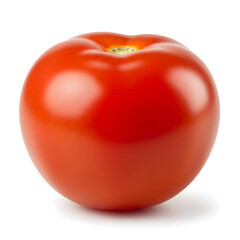 Fresh red tomato, isolated on white 