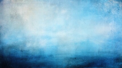 Fototapeta premium Abstract textured background with gradient shades of blue and hints of white, resembling an artistic sky or ocean scene.