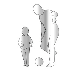 father and son