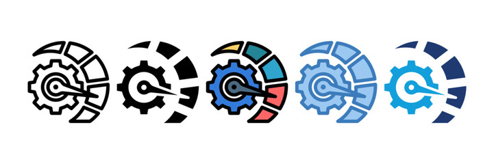 Performance Icon Element For Design