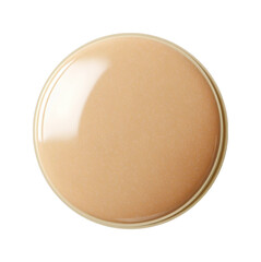 PNG Beige cream compact powder with shimmering finish