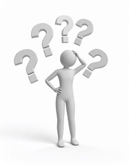 Stickman Feeling Confused