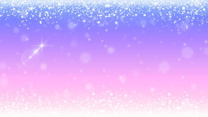 Frosted Sparkle Pastel Sky Background