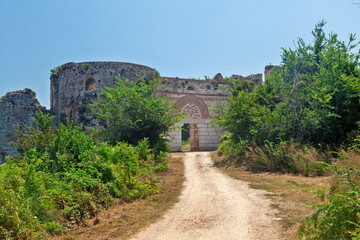 The walls of Ancient Nikopolis (probably the largest archaeological site in Greece) close to Preveza town, Epirus.