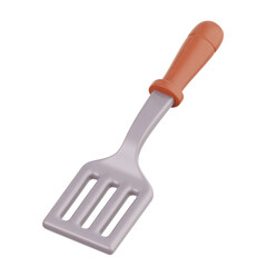 PNG 3D Kitchen Spatula Icon Isolated on a White Background