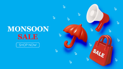 Monsoon season banner sale