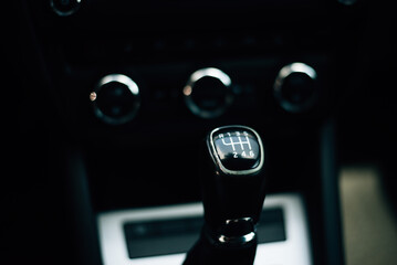 Manual transmission in an old car